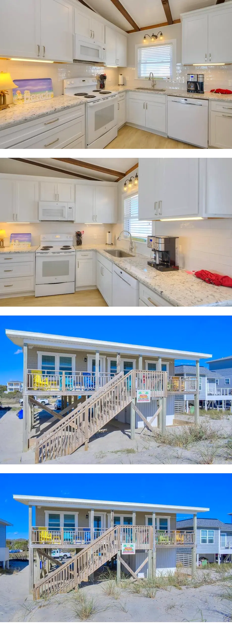 Charming, Oceanfront -4 Bedrooms/2 Bath-...