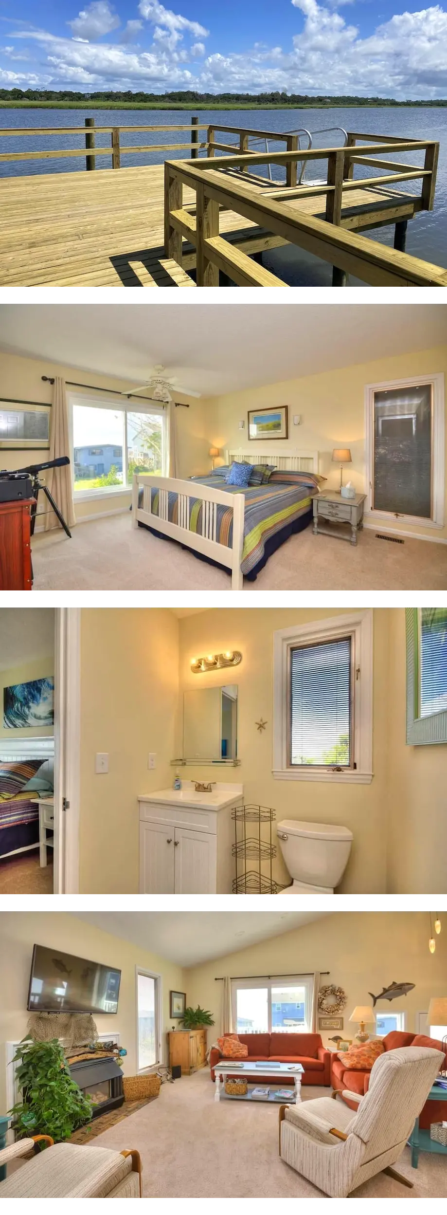 Beautiful 2nd Row,4 BR/4 BA Home w/ Dock - Sleeps 10