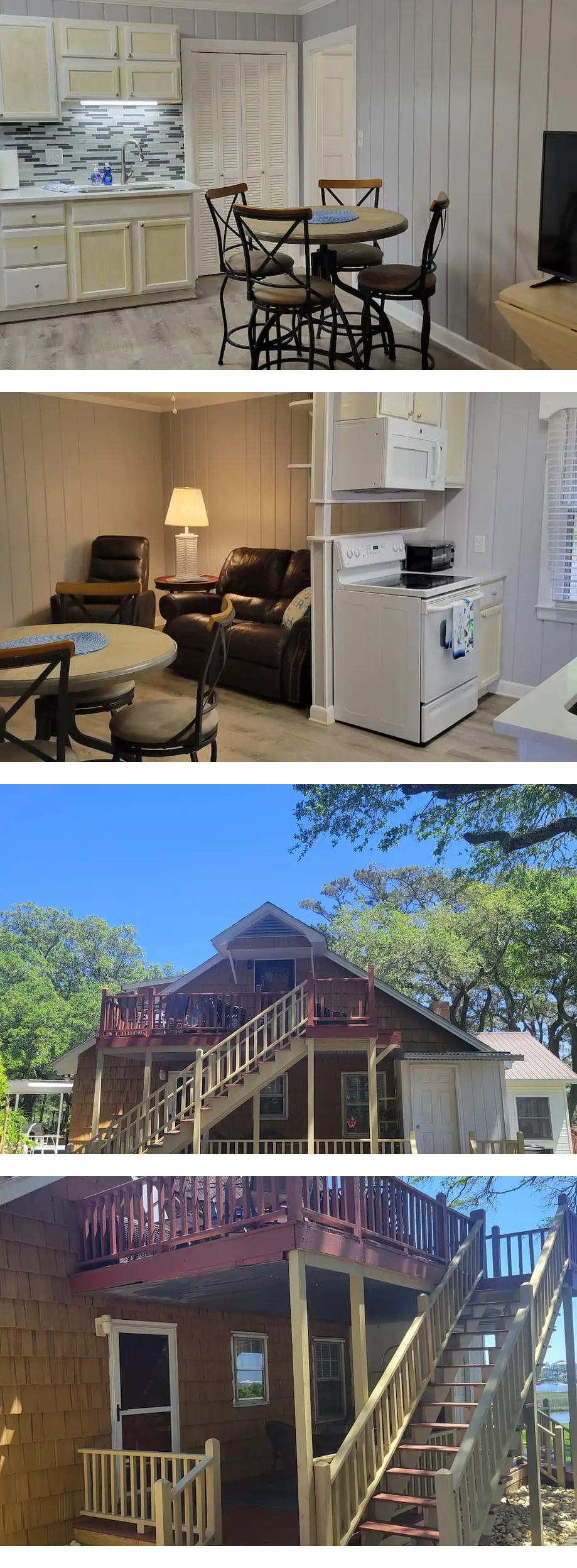 Waterway Haven 2BR/1BA Live Oaks Intracoastal Waterway Spectacular Views
