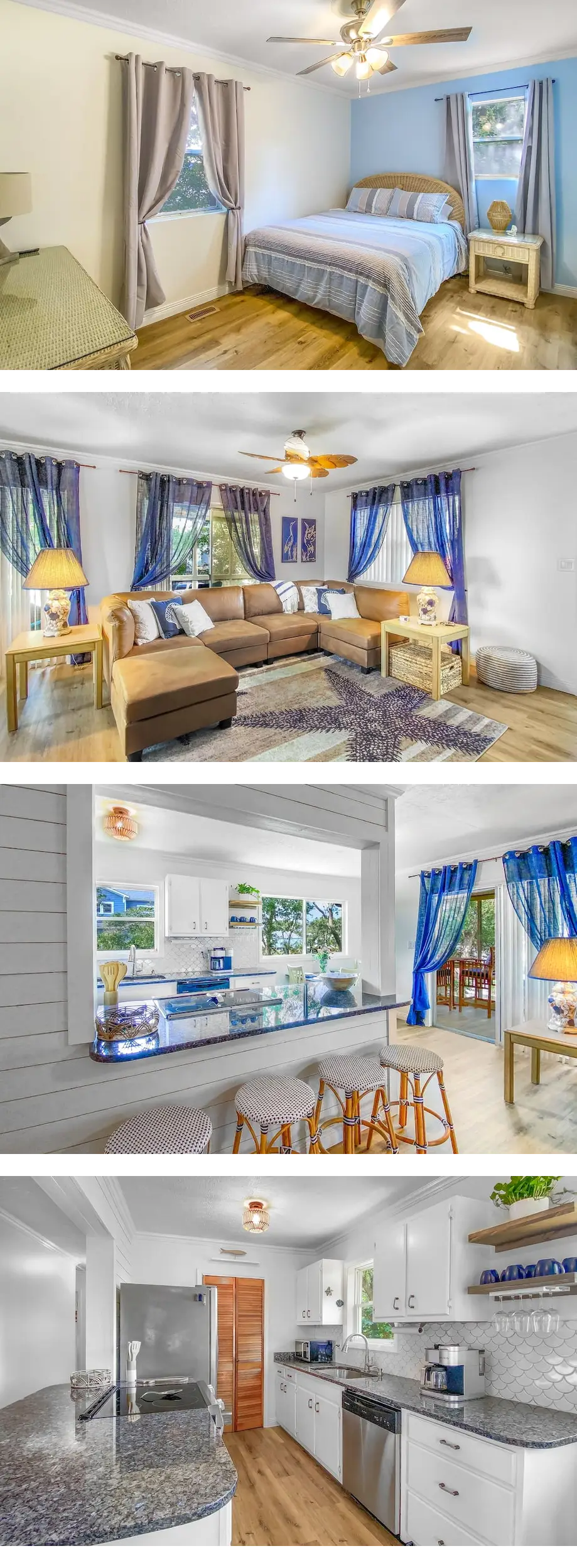 Shellease Cottage-\n4 minute walk to the beach!\nGolf Cart available!