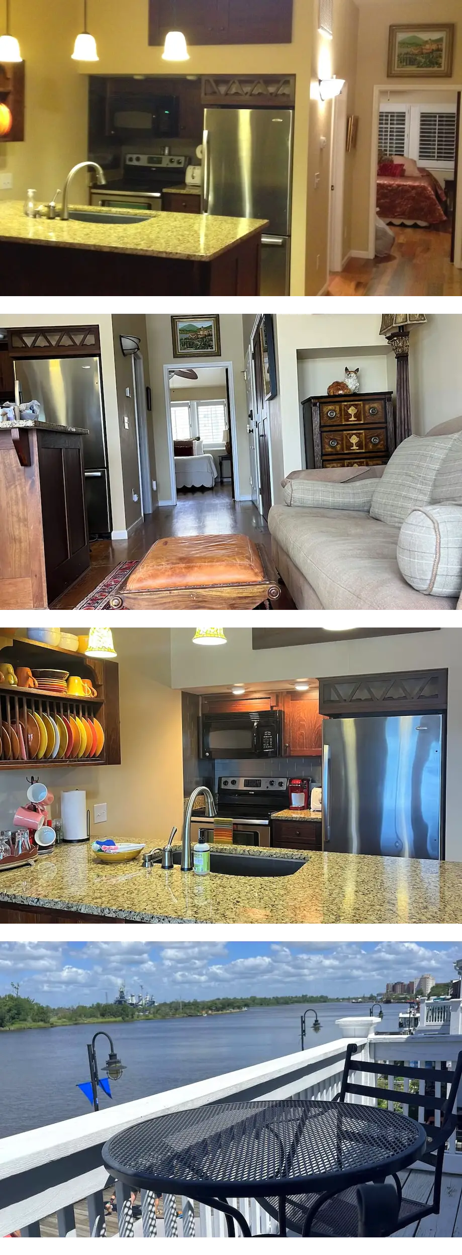 Waterfront Condo overlooking Cape Fear River in Historic Downtown Wilmington, NC