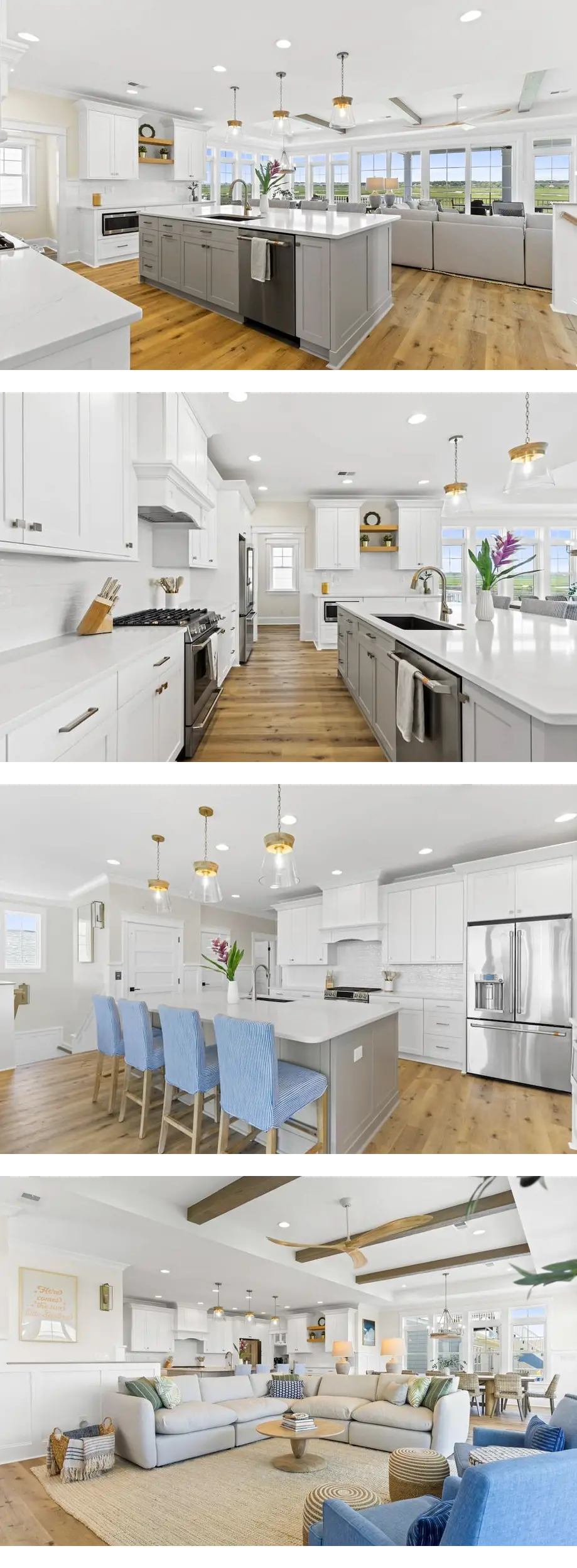Here Comes the Sunset is a gorgeous home with incredible views of the Sunset Beach Intercoastal waterway and just a short walk to the beach!