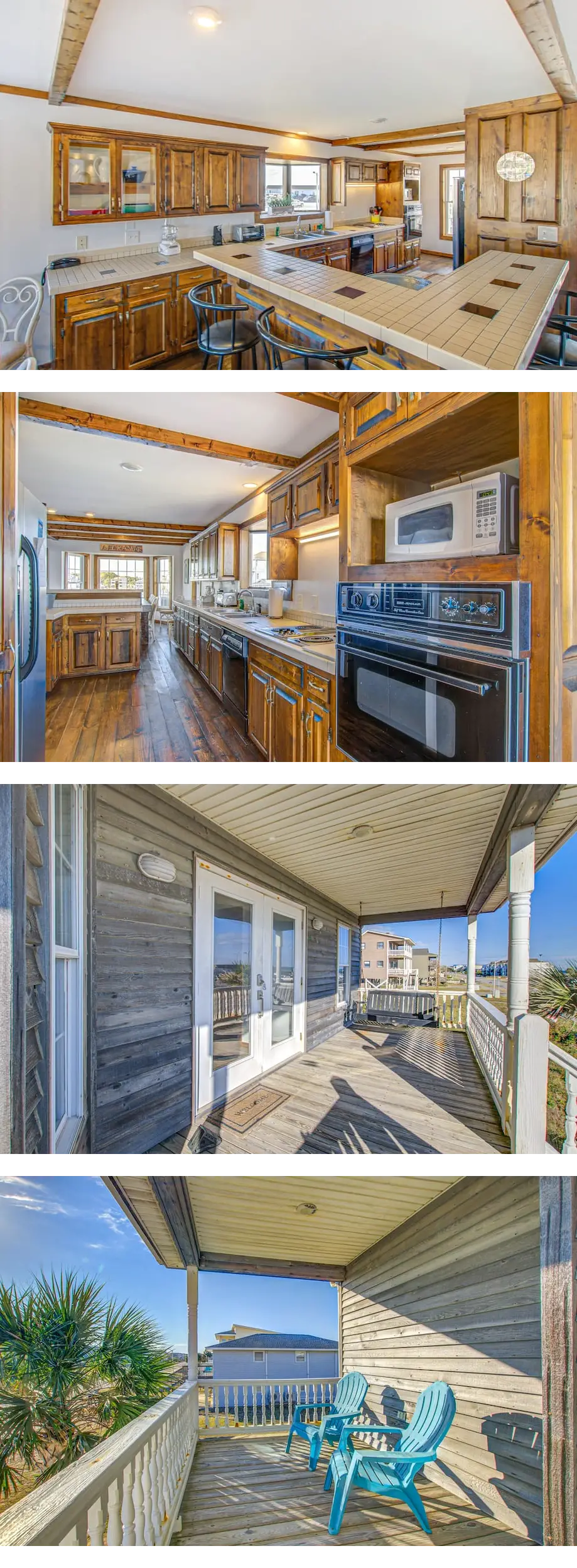 Oceanfront home across the street from t...