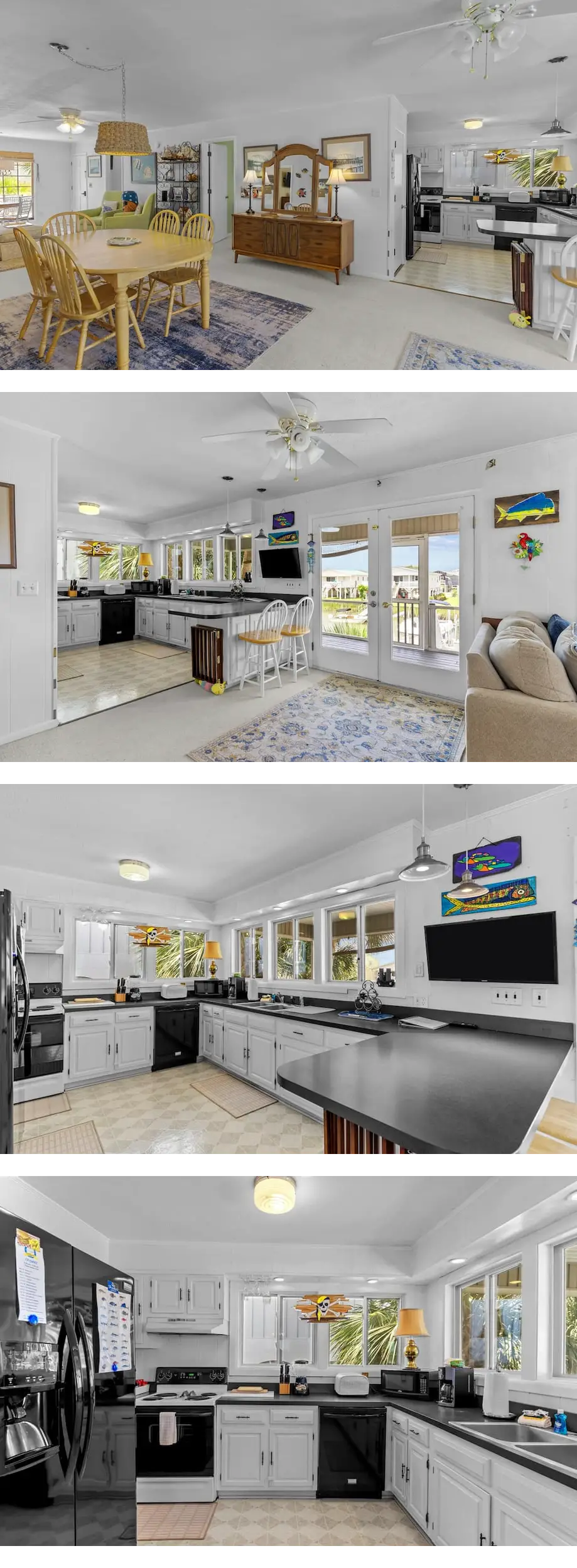 Canal front home with dock, washer/dryer...