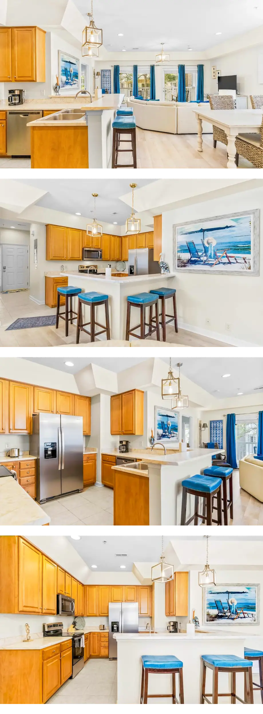 Gorgeous coastal condo with pool & balco...