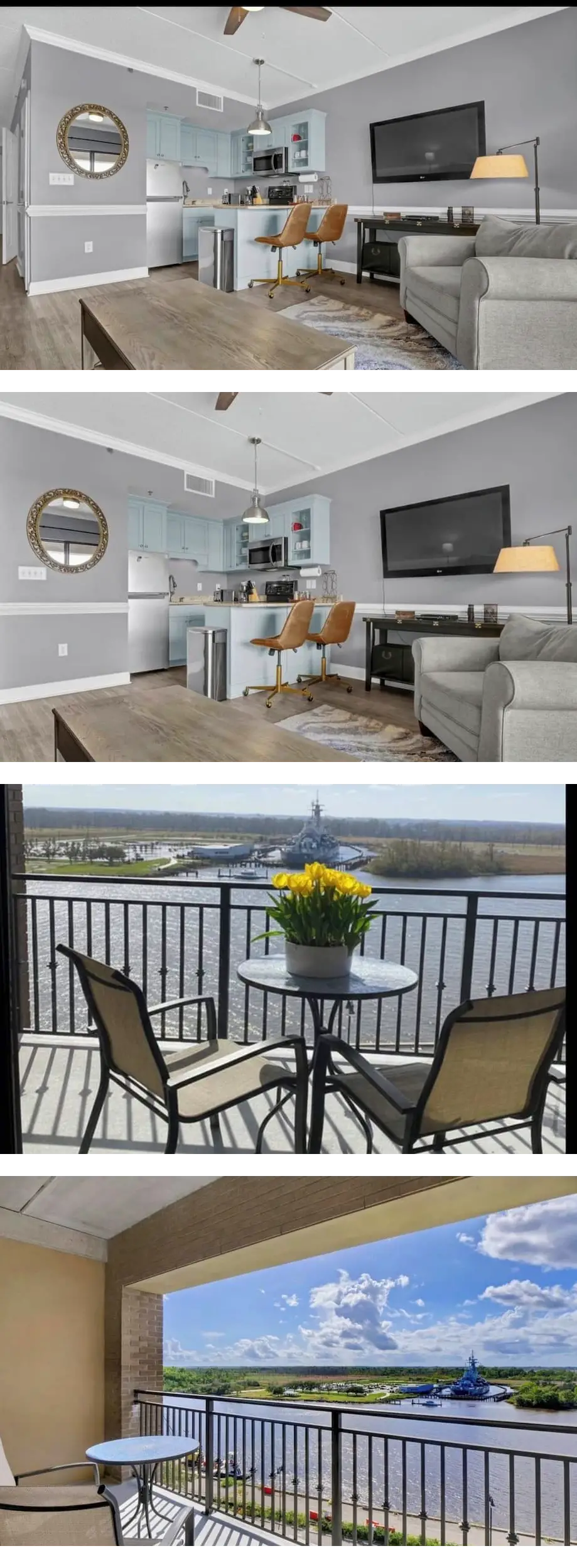 Top Floor, Riverwalk, beautiful views w ...